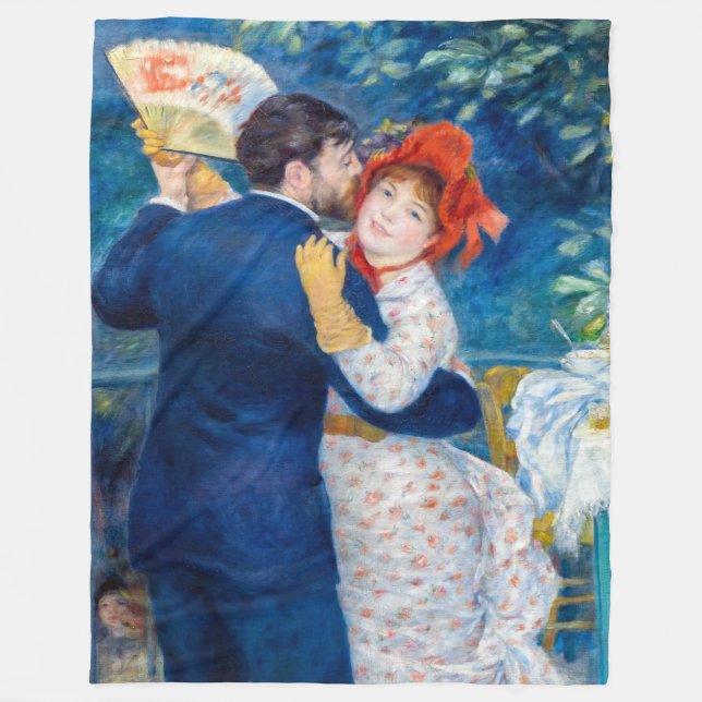 Pierre-Auguste Renoir - Land Dance Fleecefilt (Framsidan)