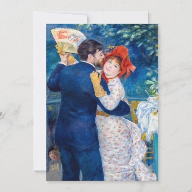 Pierre-Auguste Renoir - Land Dance Inbjudningar (Framsida)
