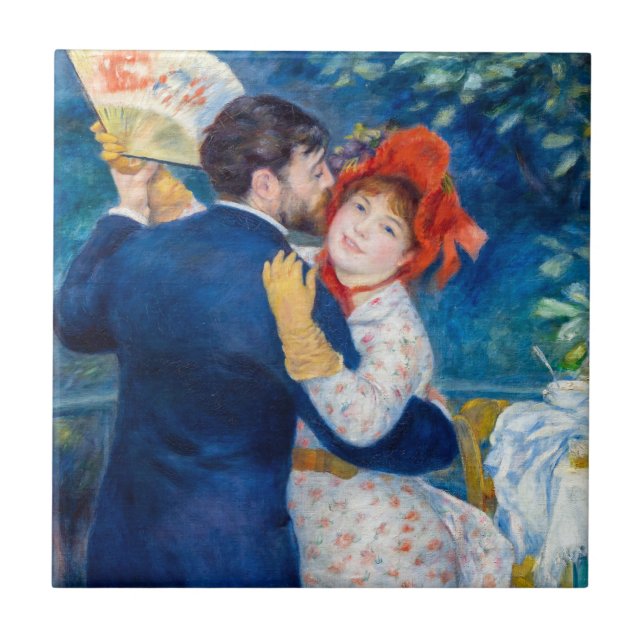 Pierre-Auguste Renoir - Land Dance Kakelplatta (Framsidan)