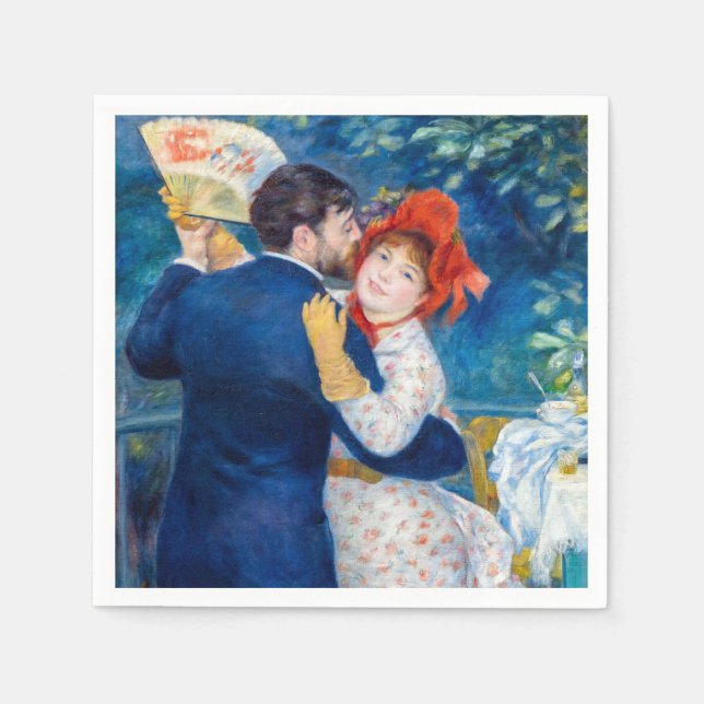 Pierre-Auguste Renoir - Land Dance Pappersservett (Framsidan)
