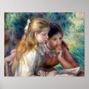 Pierre-Auguste Renoir - Läsningen Poster