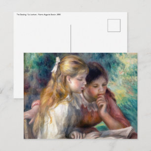 Pierre-Auguste Renoir - Läsningen Vykort