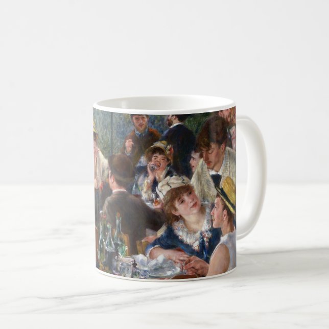 Pierre-Auguste Renoir - Lunchen för roddpartiet Kaffemugg (Framsida höger)