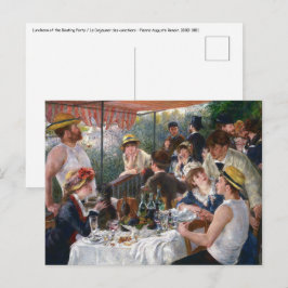 Pierre-Auguste Renoir - Lunchen för roddpartiet Vykort