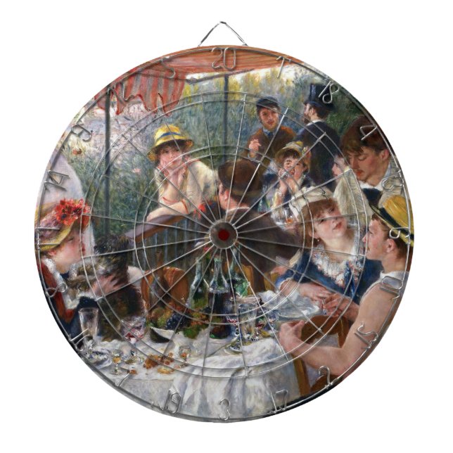 Pierre-Auguste Renoir - Luncheon of Boating Party Darttavla (Framsidan)