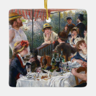 Pierre-Auguste Renoir - Luncheon of Boating Party Julgransprydnad Keramik