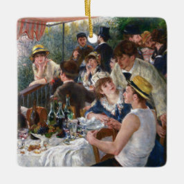 Pierre-Auguste Renoir - Luncheon of Boating Party Julgransprydnad Keramik