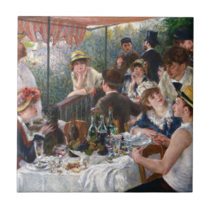 Pierre-Auguste Renoir - Luncheon of Boating Party Kakelplatta