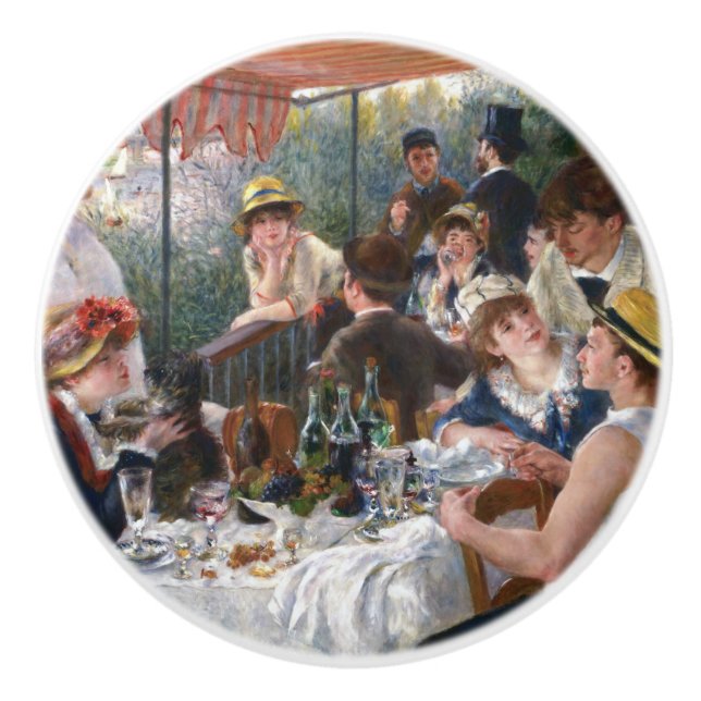 Pierre-Auguste Renoir - Luncheon of Boating Party Knopp (Framsidan)