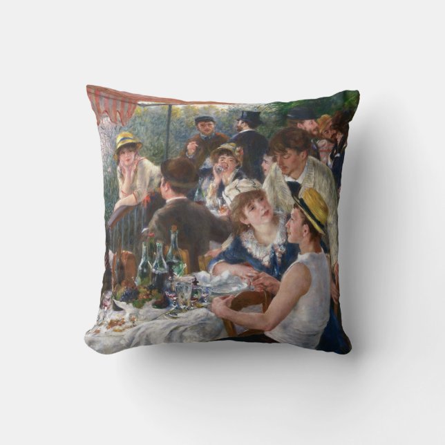 Pierre-Auguste Renoir - Luncheon of Boating Party Kudde (Framsida)