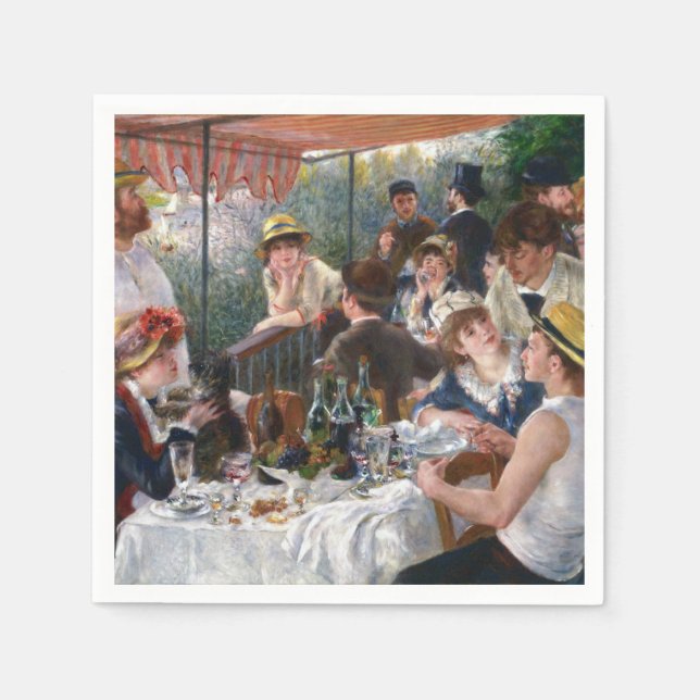 Pierre-Auguste Renoir - Luncheon of Boating Party Pappersservett (Framsidan)