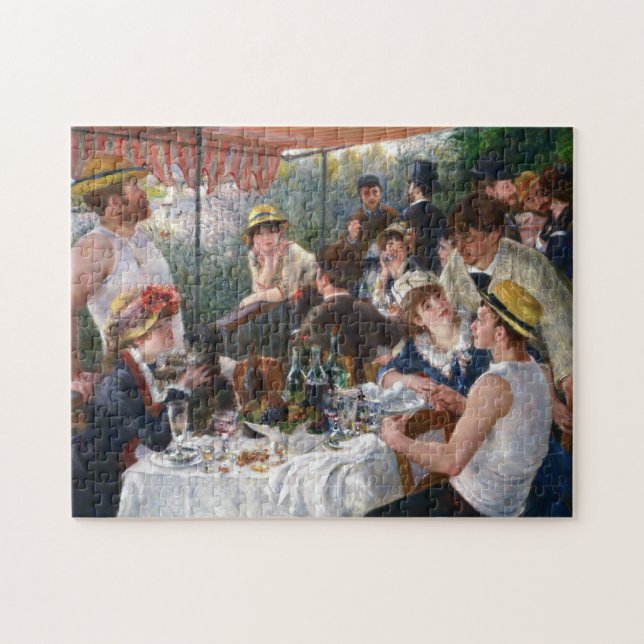 Pierre-Auguste Renoir - Luncheon of Boating Party Pussel (Horisontell)