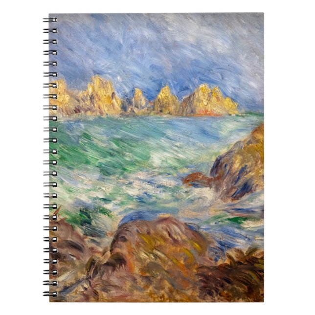 Pierre-Auguste Renoir - Marine, Guernesey Anteckningsbok (Framsidan)