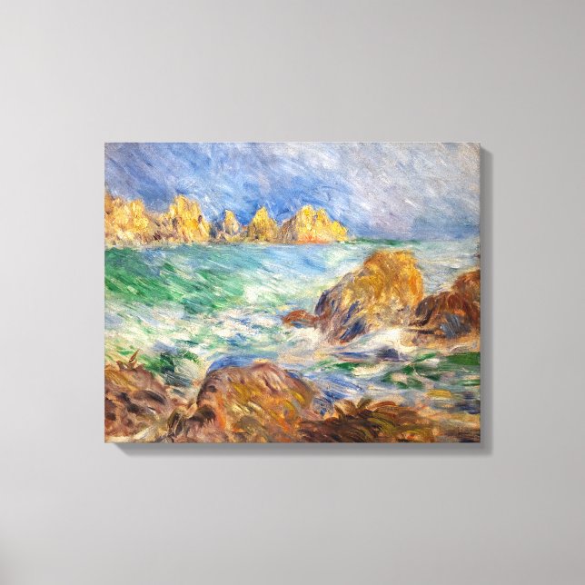 Pierre-Auguste Renoir - Marine, Guernesey Canvastryck (Framsida)