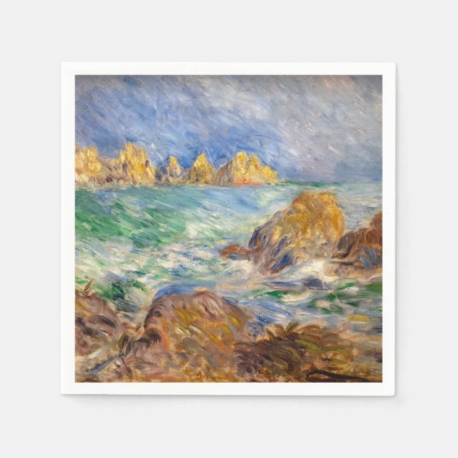 Pierre-Auguste Renoir - Marine, Guernesey Pappersservett (Framsidan)