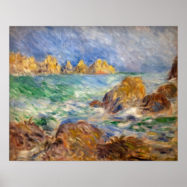 Pierre-Auguste Renoir - Marine, Guernesey Poster (Framsidan)