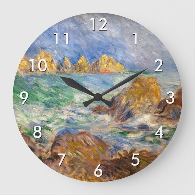 Pierre-Auguste Renoir - Marine, Guernesey Stor Klocka (Framsida)