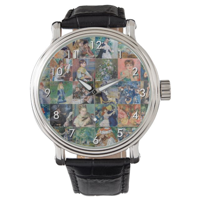 Pierre-Auguste Renoir - Masterbit Grid Collage Armbandsur (Framsida)