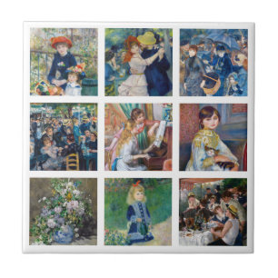 Pierre-Auguste Renoir - Masterbit Grid Collage Kakelplatta