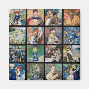 Pierre-Auguste Renoir - Masterbit Grid Collage Magnet