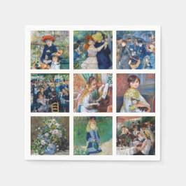 Pierre-Auguste Renoir - Masterbit Grid Collage Pappersservett