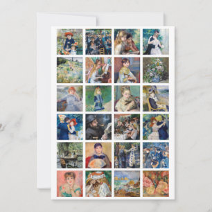 Pierre-Auguste Renoir - Masterbit Grid Collage Tack Kort