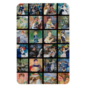 Pierre-Auguste Renoir - Masterbitar Collage Magnet