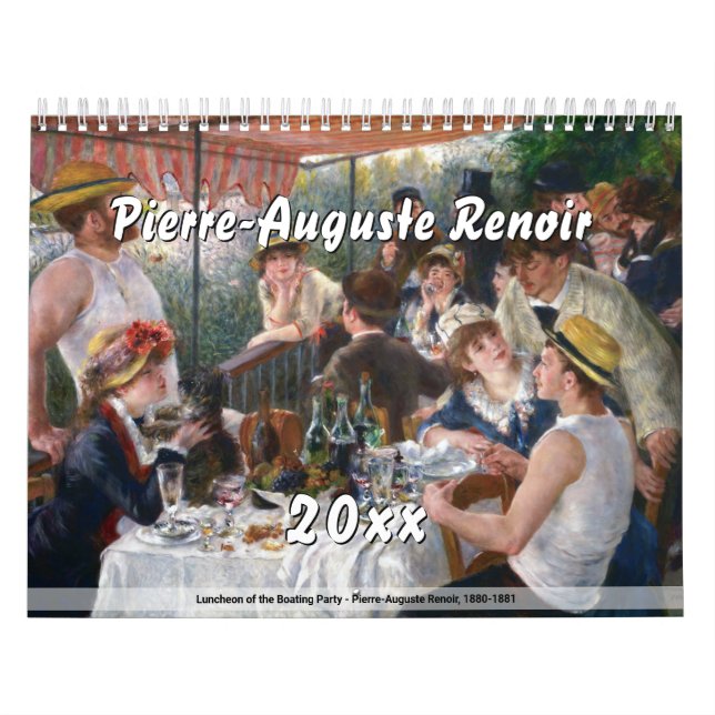 Pierre-Auguste Renoir-mästerverk Kalender (Omslag)