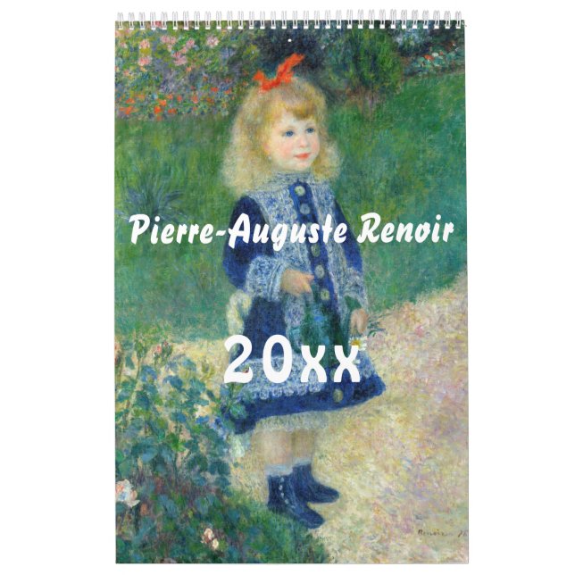 Pierre-Auguste Renoir-mästerverk Kalender (Omslag)