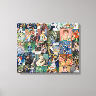 Pierre-Auguste Renoir - Mästerverk Patchwork Canvastryck