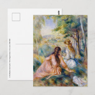 Pierre-Auguste Renoir - På ängen Vykort