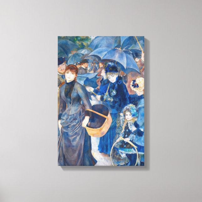 Pierre-Auguste Renoir - Paraplyerna Canvastryck (Framsida)