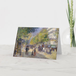 Pierre-Auguste Renoir - Paris, Grands Boulevards Kort