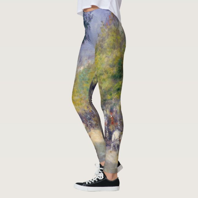 Pierre-Auguste Renoir - Paris, Grands Boulevards Leggings (Vänster)