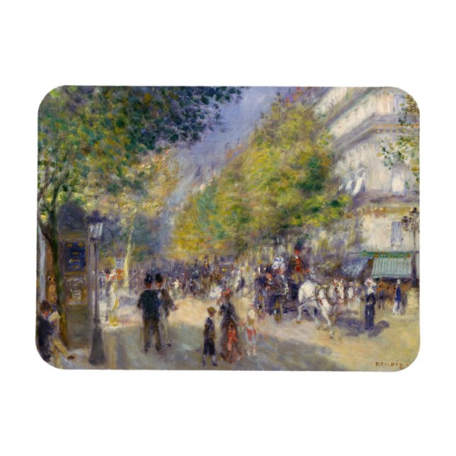 Pierre-Auguste Renoir - Paris, Grands Boulevards Magnet (Horisontell)