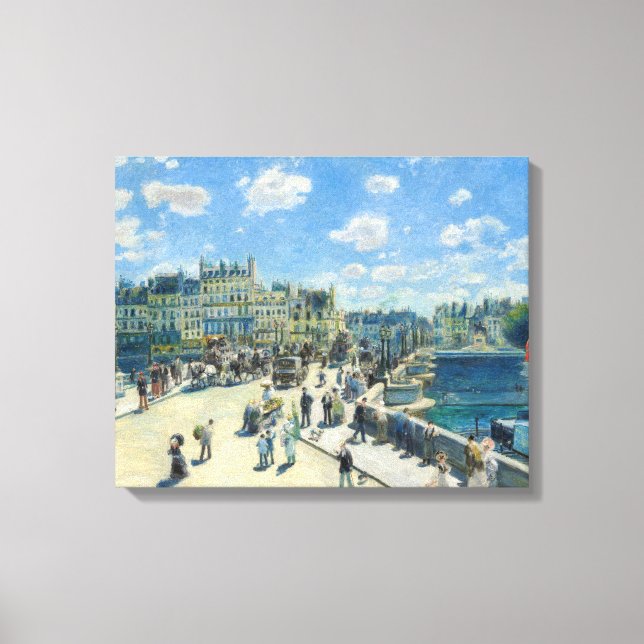 Pierre-Auguste Renoir - Paris, Pont-Neuf Canvastryck (Framsida)
