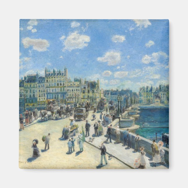 Pierre-Auguste Renoir - Paris, Pont-Neuf Magnet (Framsidan)