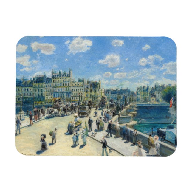 Pierre-Auguste Renoir - Paris, Pont-Neuf Magnet (Horisontell)