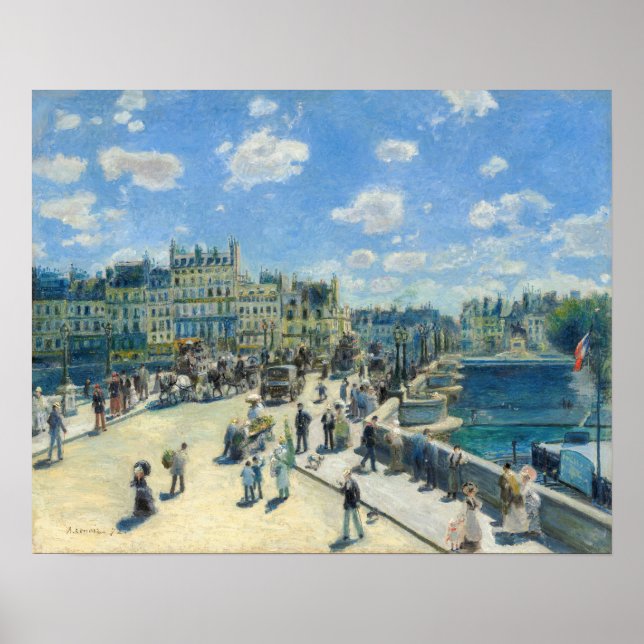 Pierre-Auguste Renoir - Paris, Pont-Neuf Poster (Framsidan)