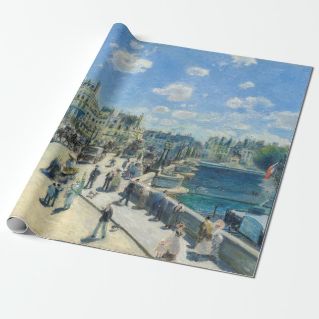 Pierre-Auguste Renoir - Paris, Pont-Neuf Presentpapper (Utrullad)