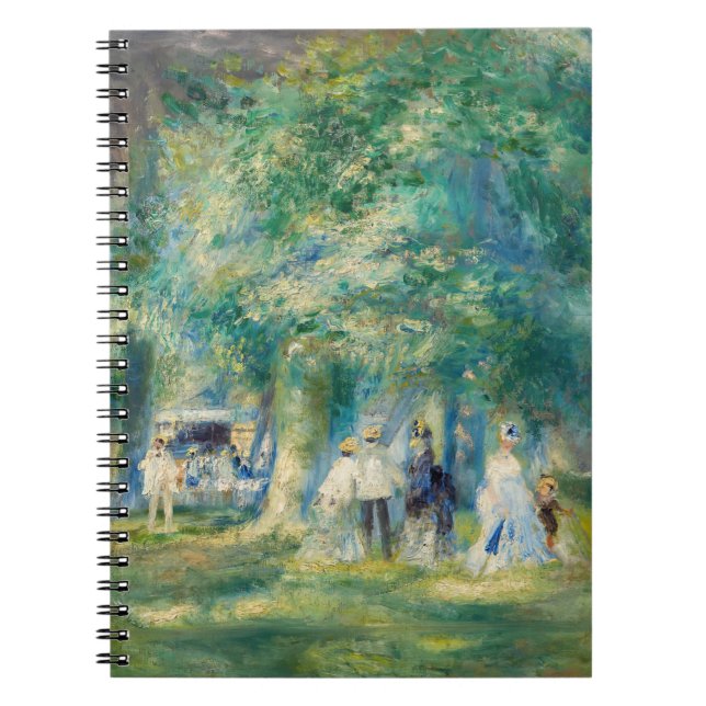 Pierre-Auguste Renoir - Party vid Saint-Cloud Anteckningsbok (Framsidan)