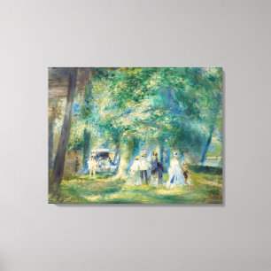 Pierre-Auguste Renoir - Party vid Saint-Cloud Canvastryck