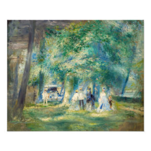 Pierre-Auguste Renoir - Party vid Saint-Cloud Fototryck