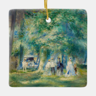 Pierre-Auguste Renoir - Party vid Saint-Cloud Julgransprydnad Keramik