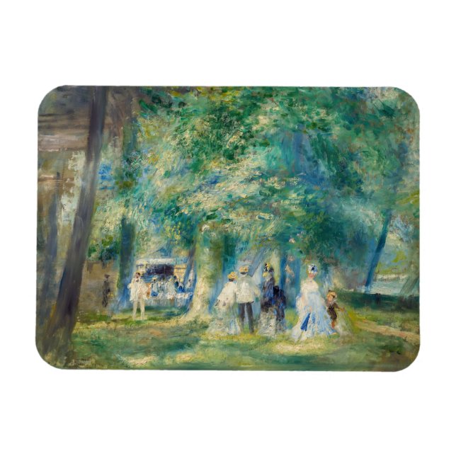 Pierre-Auguste Renoir - Party vid Saint-Cloud Magnet (Horisontell)