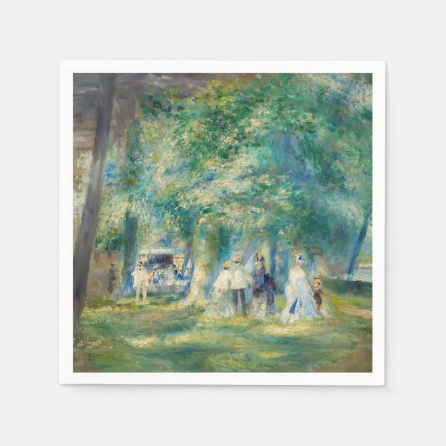 Pierre-Auguste Renoir - Party vid Saint-Cloud Pappersservett (Framsidan)