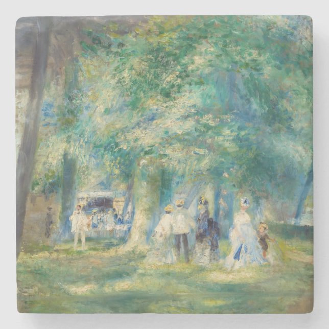 Pierre-Auguste Renoir - Party vid Saint-Cloud Stenunderlägg (Framsidan)