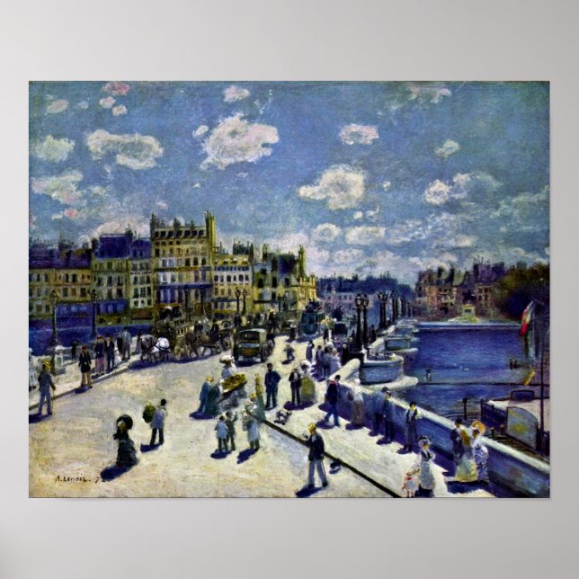Pierre-Auguste Renoir - Pont-Neuf Poster (Framsidan)