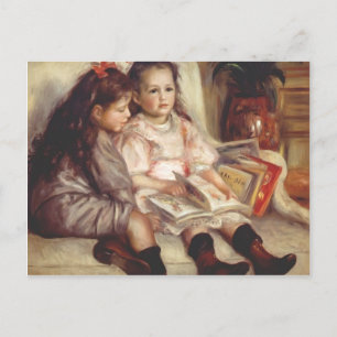 Pierre-Auguste Renoir- Porträtt of Two Children Vykort