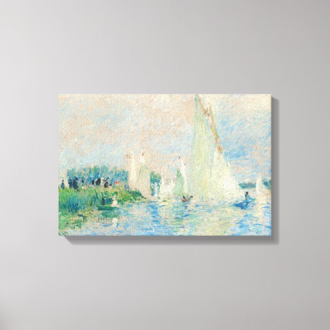 Pierre-Auguste Renoir - Regatta i Argenteuil Canvastryck (Framsida)